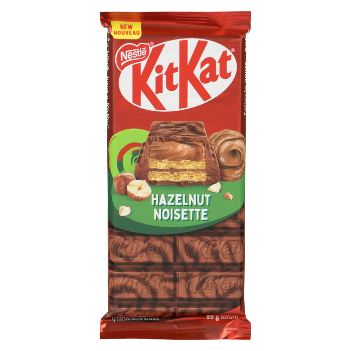 KITKAT Hazelnut Wafer Bar, 99 g