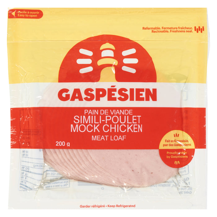 Gaspésien Pain de Viande Simili Poulet, 200-g