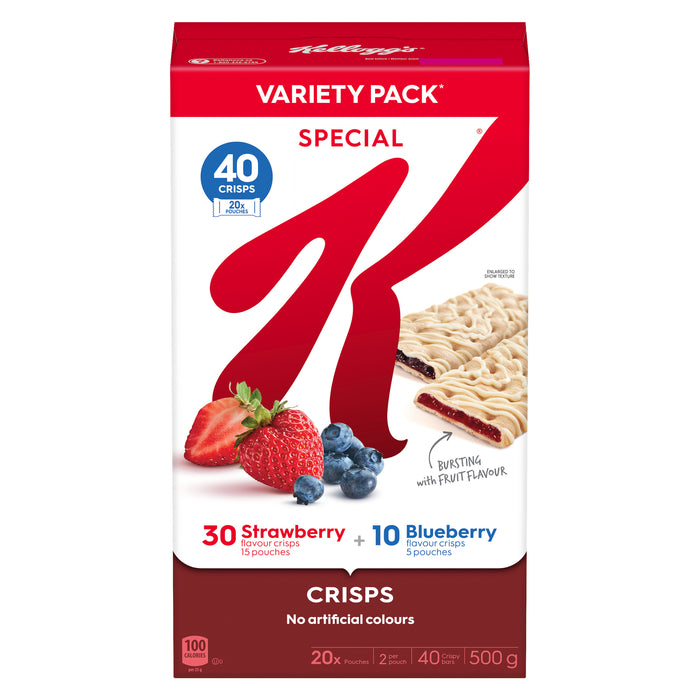 Special K Barres Croquantes Assortiment, emb. de 40, 500 g