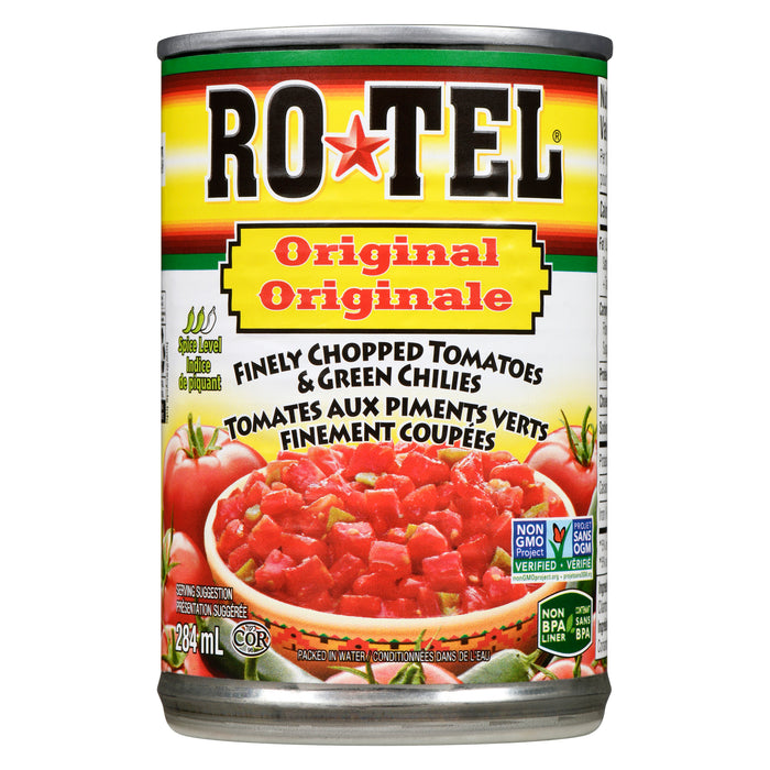 Rotel Tomates aux Piments Verts, Doux, 284 ml