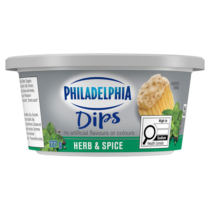 Philadelphia Dips Herb & Spice, 227 g