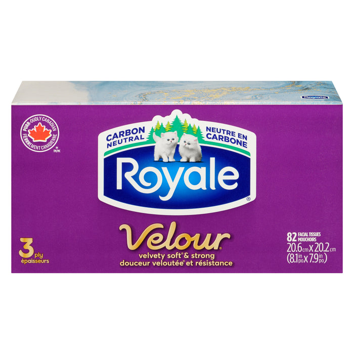 Royale Velour 3 Ply Facial Tissues