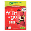 SunRype Fruit to Go 100 % Collation aux Fruits Bouchées Pomme Fraise, emb. de 8, 112 g