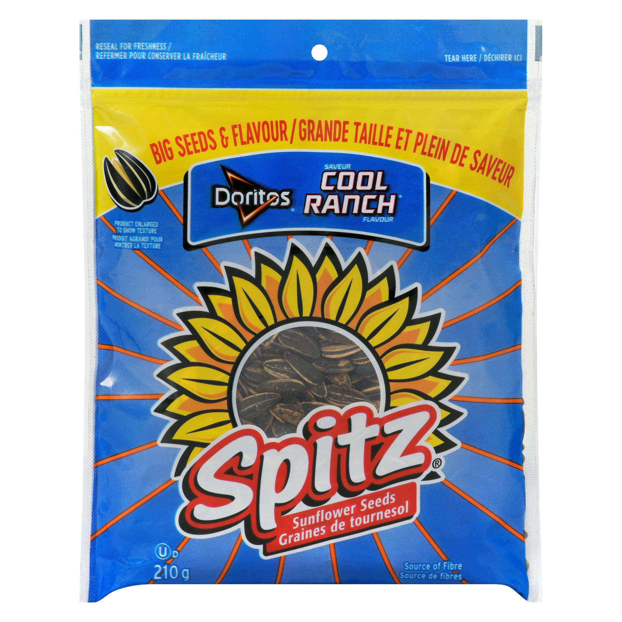 Spitz Sunflower Seeds, Cool Ranch, 210 g – Giant Tiger