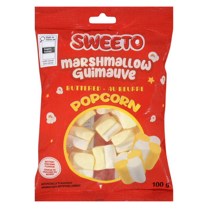 Sweeto Marshmallow Buttered Popcorn, 100 g