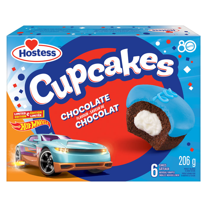 Hostess + Hot Wheel Chocolate Cupcake, 6-Pack