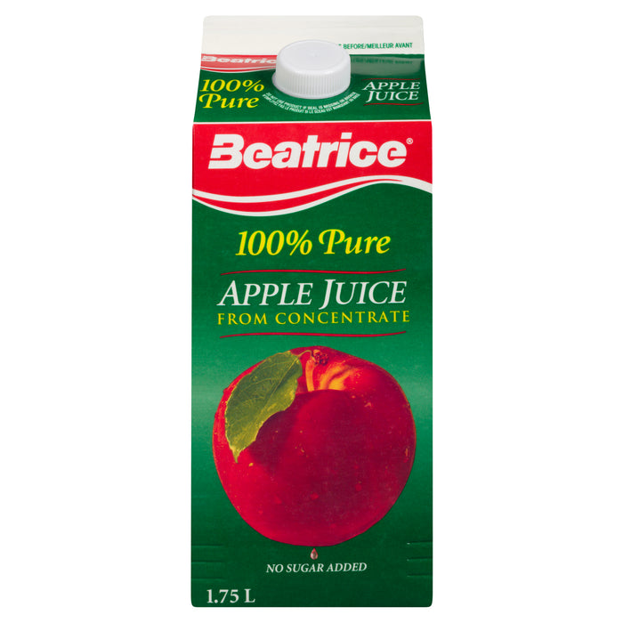Beatrice 100% Pure Apple Juice, 1.75 L