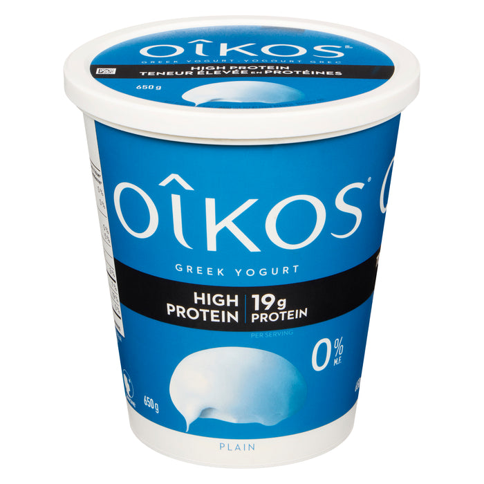 Oikos Greek Yogurt Plain 0% M.F., 650 g