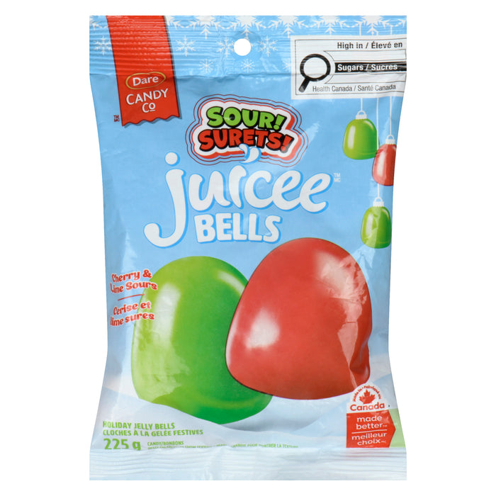 Dare Candy Co Juicee Jubes Bonbons Joyeux Mélange Jubes des Fêtes, 225 g