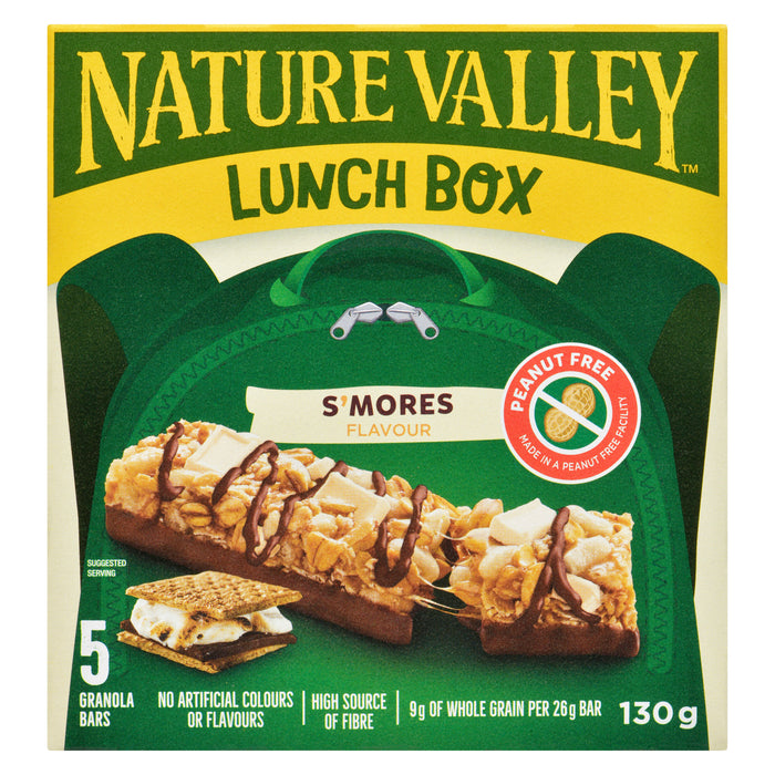 Nature Valley Lunch Box Granola Bars S'mores, 5-Pack, 130 g