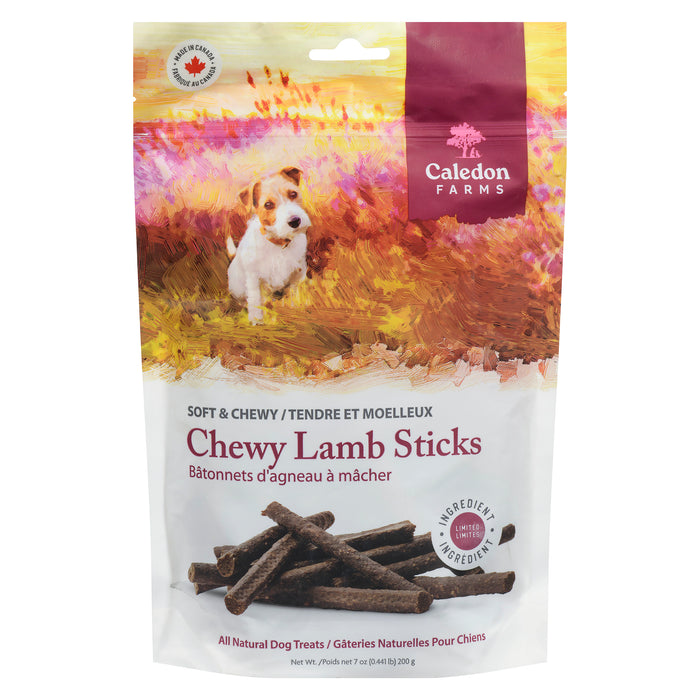 Caledon Farms Chewy Lamb Sticks Dog Treats, 200 g
