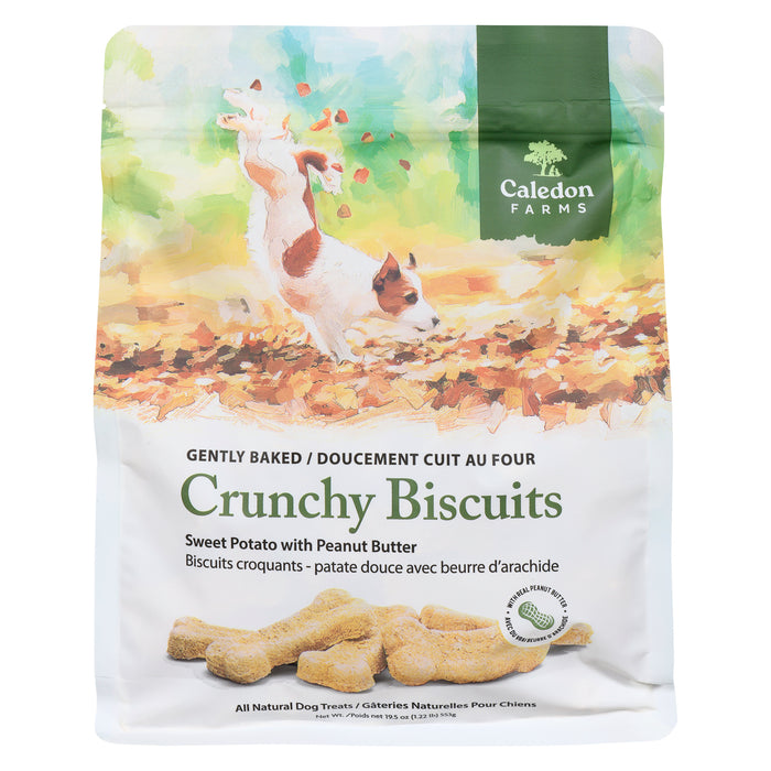 Gâteries pour chiens biscuits croquants Caledon Farms, 553 g