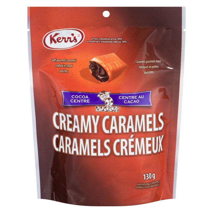 Kerr's Moos Cocoa Centre Creamy Caramels, 130 g