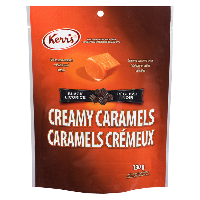 Caramels crémeux Kerr’s à la réglisse noire, 130 g