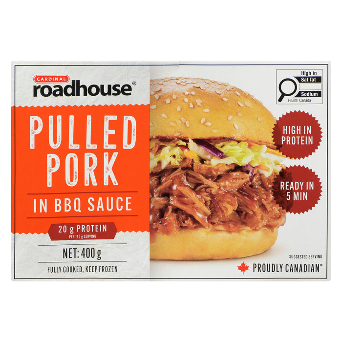 Cardinal Roadhouse Pulled Pork in Barbeque Sauce, 400-g