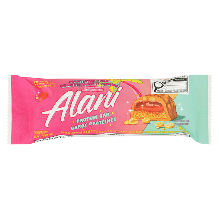 Barre protéinée Alani Nu, beurre d’arachide et gelée, 52 g