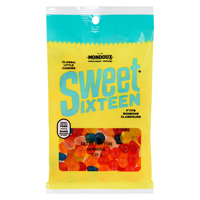 Nombrils P'tits bonbons classiques Sweet Sixteen Mondoux, 135 g