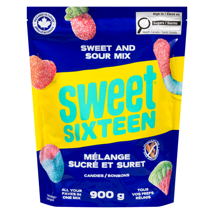 Mélange sucré et salé P'tit mélange de bonbons classiques Sweet Sixteen Mondoux, 900 g