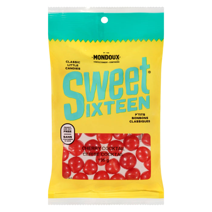 Mondoux Sweet Sixteen Classic Little Candies Cherry Cocktail, 135 g