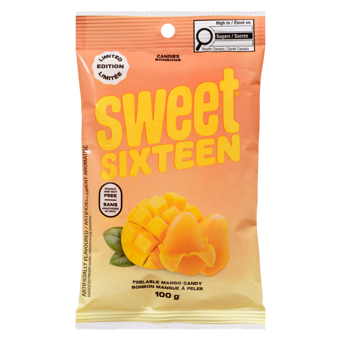 Mondoux Sweet Sixteen Candies Peelable Mango Candy, 100 g