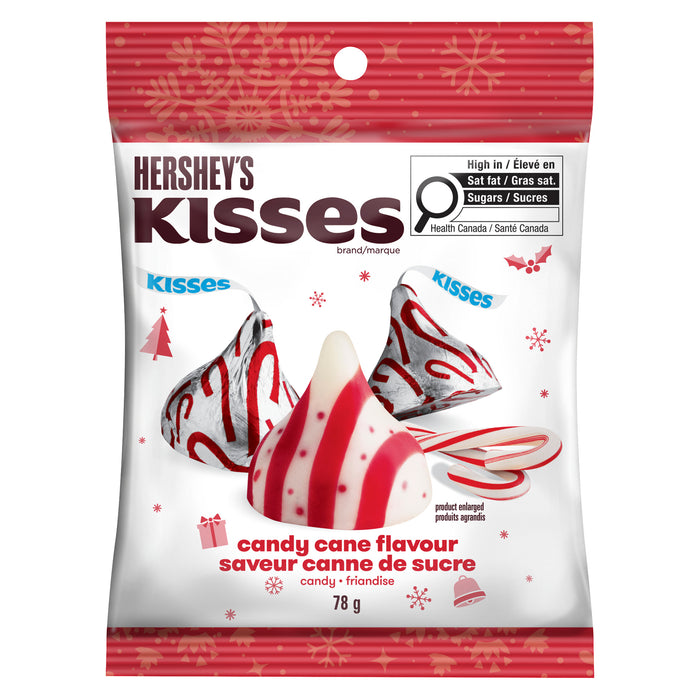 Canne de bonbon Hershey’s Kisses, 78 g