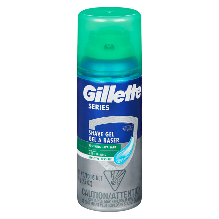 Gel à raser apaisant pour hommes Gillette Series, 70 g