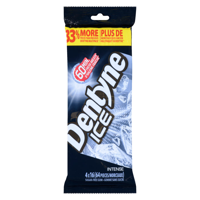 Dentyne Ice Sugar-Free Gum Intense, 4-Pack