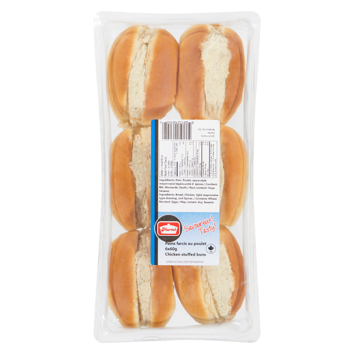 Martel Chicken Stuffed Buns, 6-Pack, 60 g