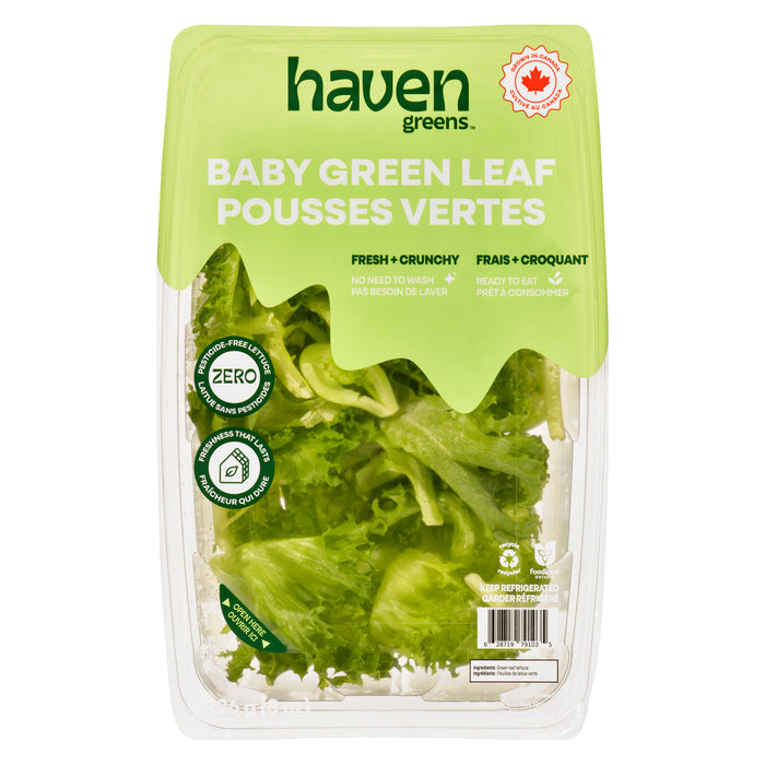 Haven Greens Baby Green Leaf, 113 g