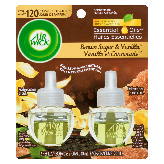 Air Wick Huile Parfumée Vanilla Passion, emb. de 2, 20 ml