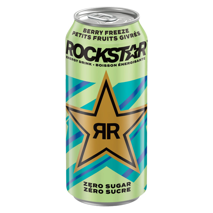 Rockstar Energy Drink Berry Freeze Zero Sugar, 473 ml