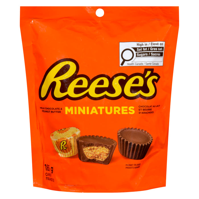 Reese's Miniatures Milk Chocolate & Peanut Butter, 185 g
