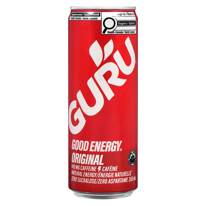 GURU Good Energy Drink Original, 355 ml