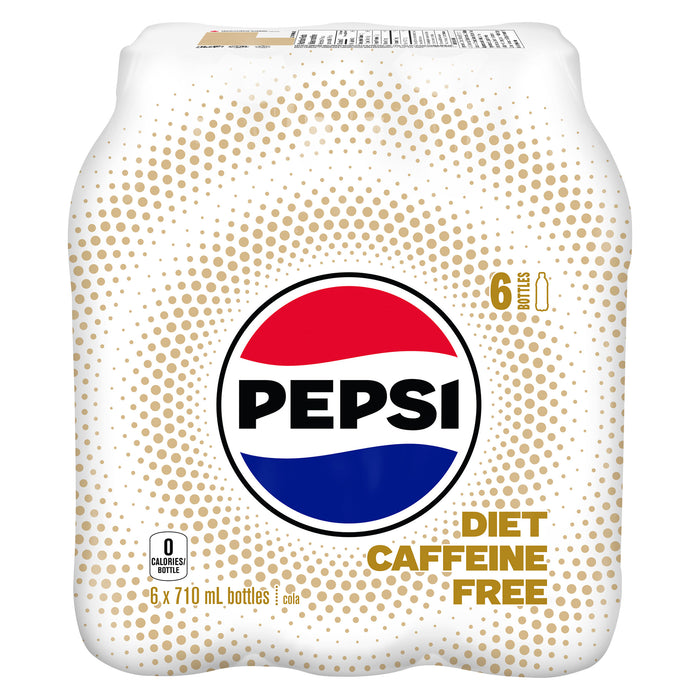 Diète Pepsi Cola Sans Caféine, emb. de 6, 710 ml