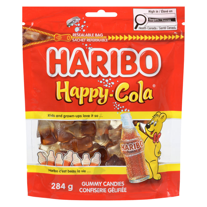 Bonbons en gélatine Happy Cola Haribo, 284 g