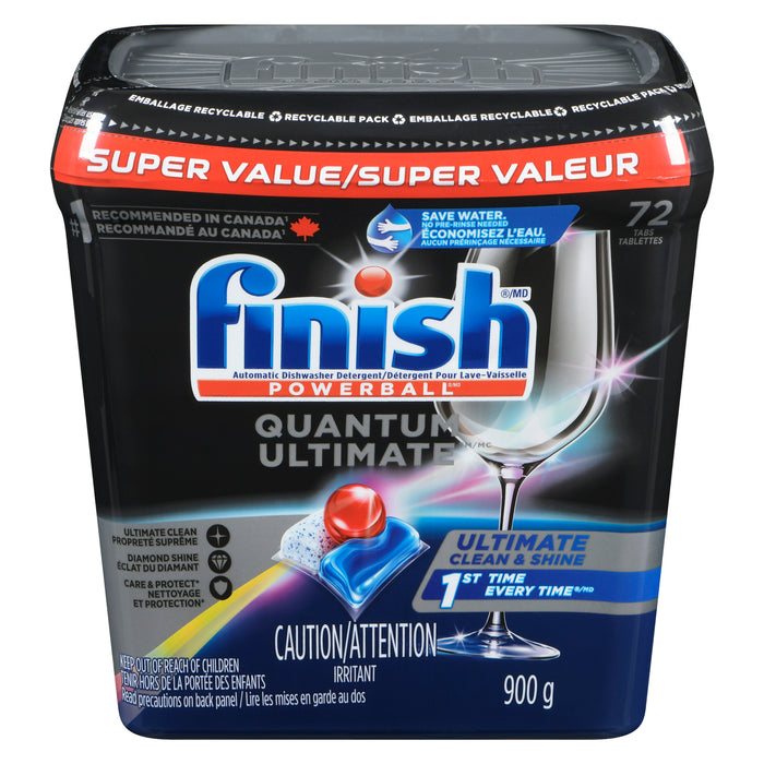 Tablettes pour lave-vaisselle Finish Powerball Quantum Ultimate, emb. de 72