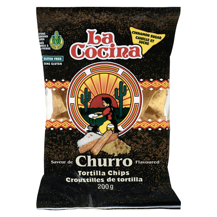 La Cocina Churro Flavoured Tortilla Chips, 200-g