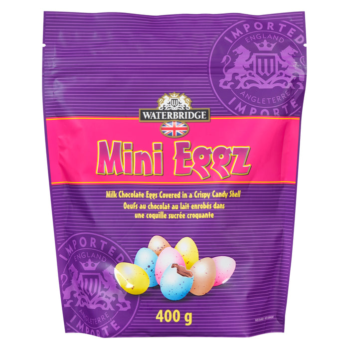 Waterbridge Mini Eggz Milk Chocolate Eggs, 400 g