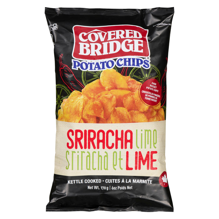 Covered Bridge Potato Chips Sriracha Lime, 170 g
