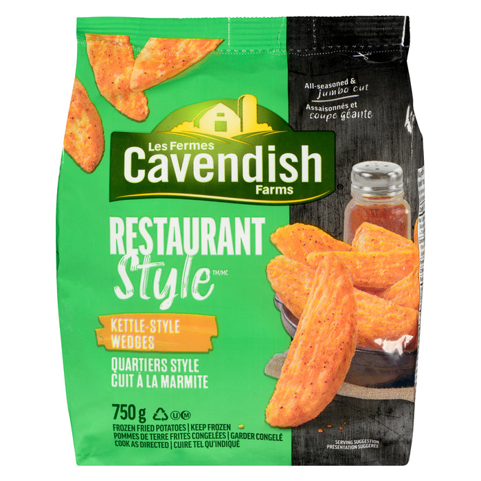 Cavendish Farms Restaurant Style Wedges, 750 g
