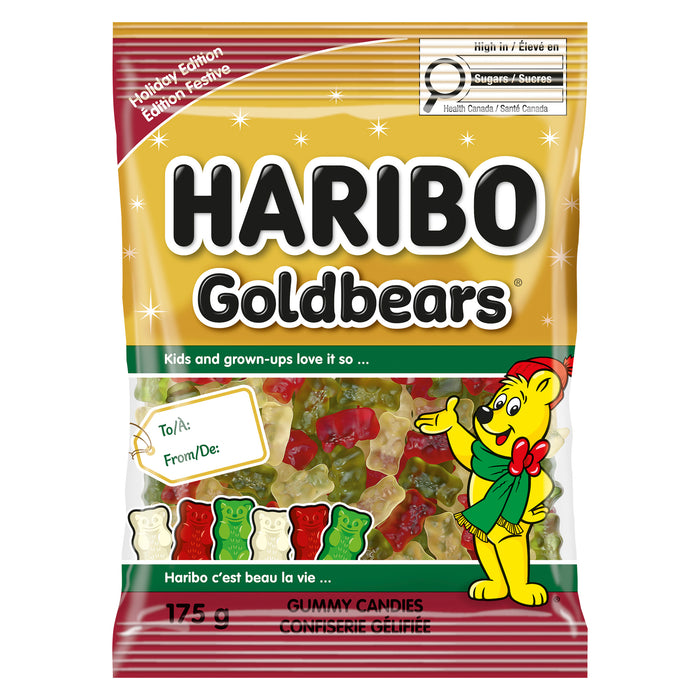 Haribo Goldbears Confiserie Gélifiée Édition Festive, 175 g