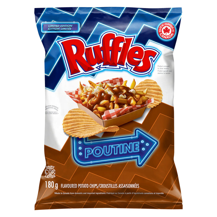 Ruffles croustilles assaisonnées Poutine, 180 g