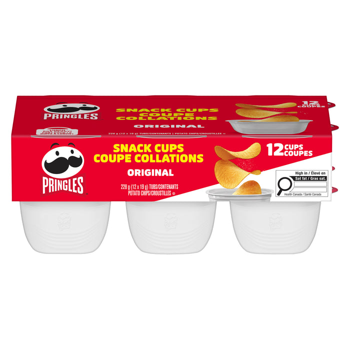Croustilles Snack Stacks Pringles Original, emb. de 12, 228 g