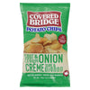 Covered Bridge Potato Chips Sour Cream & Onion, 170 g
