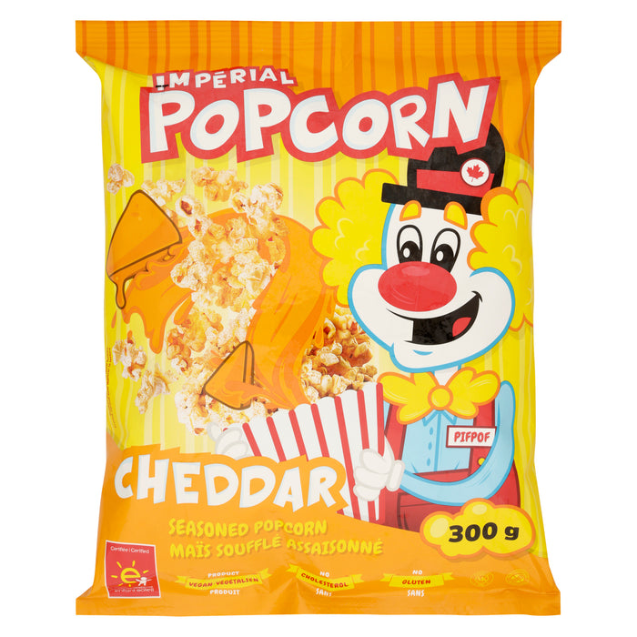 Impérial Popcorn Maïs Soufflé Assaisonné Cheddar, 300 g