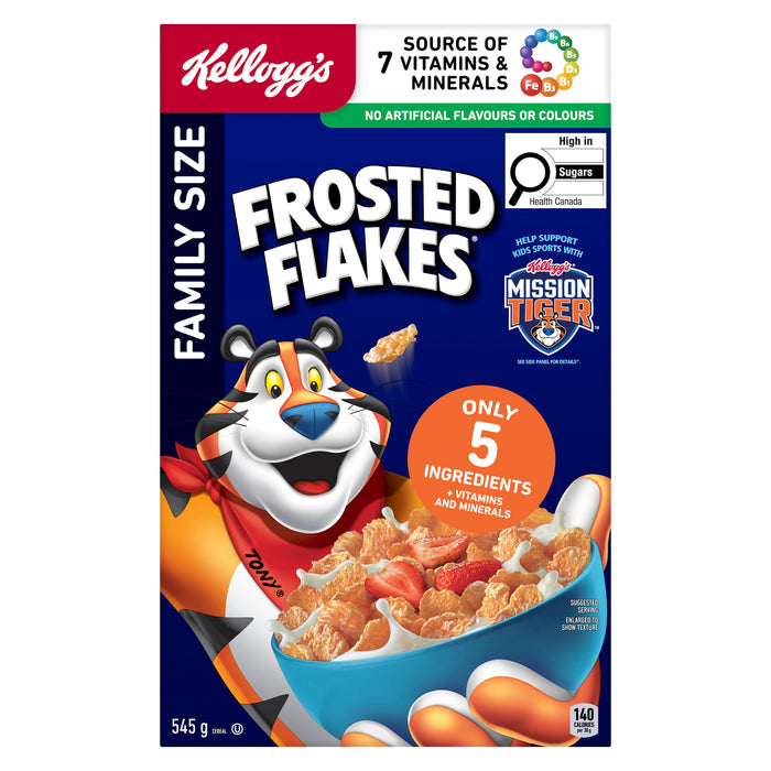 Frosted Flakes Cereal Family Size, 545 g