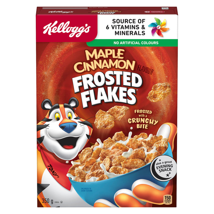 Céréales Frosted Flakes érable et cannelle Kellogg’s, 350 g