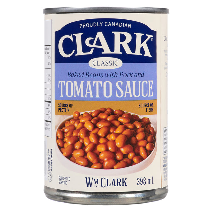 Clark Fèves au Lard à la Sauce Tomate, 398 ml