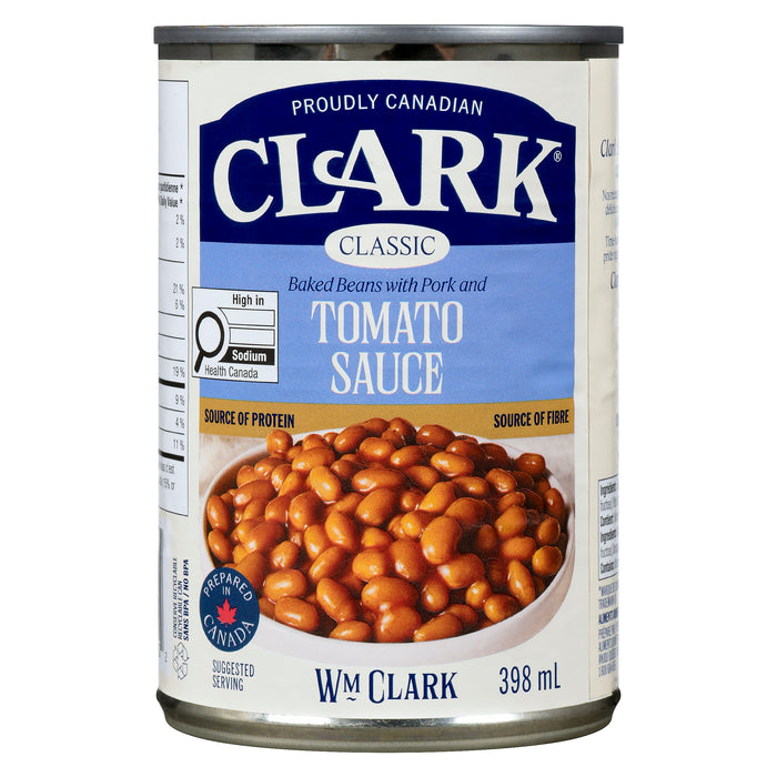 Clark Fèves au Lard à la Sauce Tomate, 398 ml