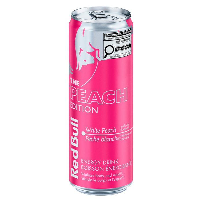 Boisson énergisante Pêche blanche The Peach Edition Red Bull, 473 ml